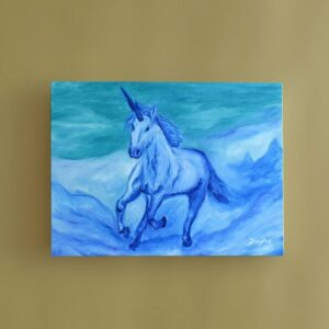 Unicórnio azul